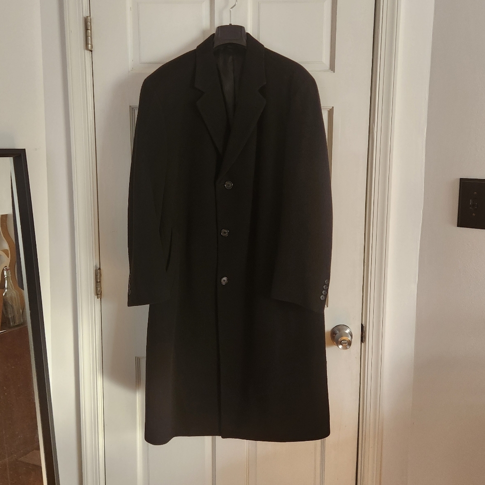 London Fog Wool-Blend Overcoat